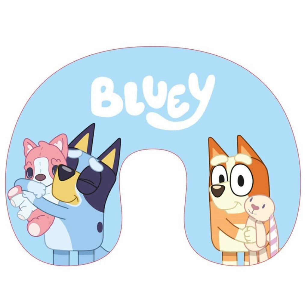 Bluey Cuddle Buddy ceļojumu spilvens, kakla spilvens