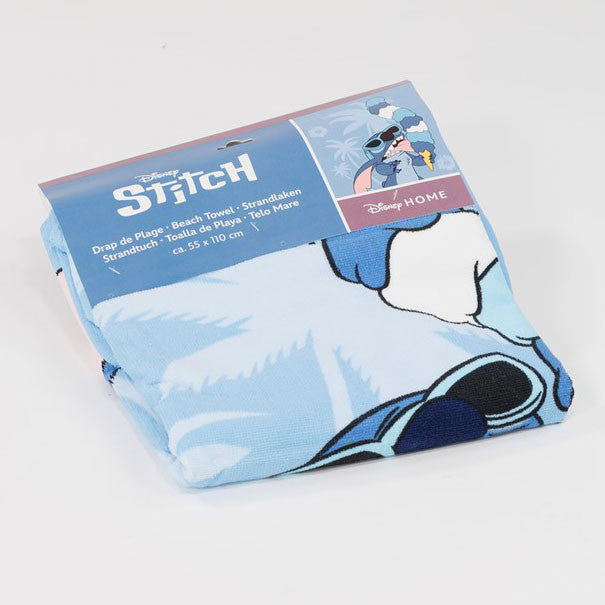 Disney Lilo un Stitch saldējuma pludmales dvielis pončo 55x110 cm (ātri žūstošs)