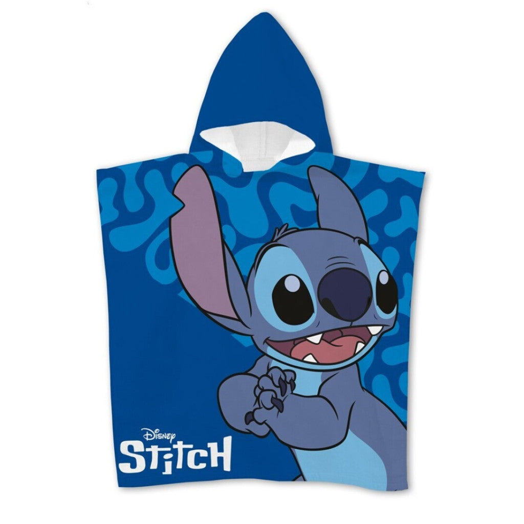 Disney Lilo un Stitch Foršs pludmales dvieļu pončo 55x110 cm (ātri žūstošs)