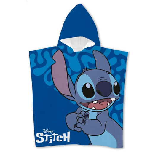 Disney Lilo un Stitch Foršs pludmales dvieļu pončo 55x110 cm (ātri žūstošs)
