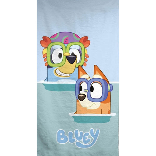 Bluey peldēšanas vannas dvielis, pludmales dvielis 70x140cm