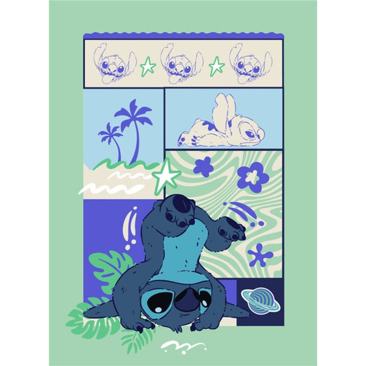 Disney Lilo un Stitch Okeāna vēsmas flaneļa sega 110x150cm