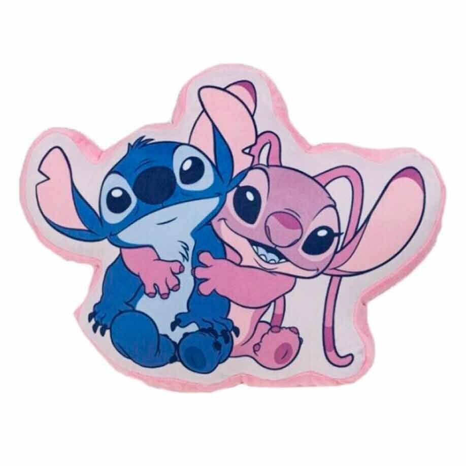 Disney Lilo un Stitch pāra formas spilvens, dekoratīvs spilvens velūrs