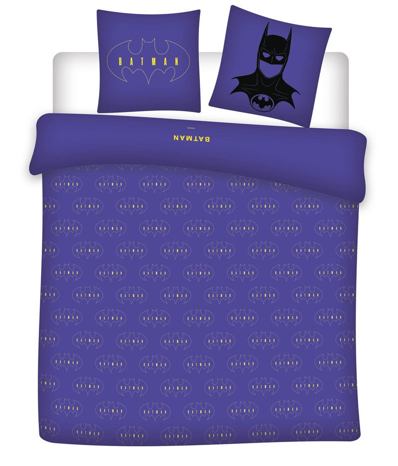 Batman Claim the Night divguļamais gultas pārklājs 240x220cm, 65x65 cm