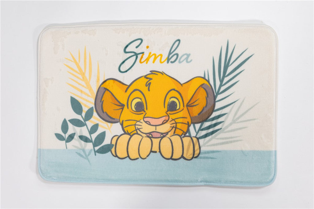 Disney Lauvu karalis Simba vannas istabas paklājiņš, vannas paklājiņš 40x60 cm