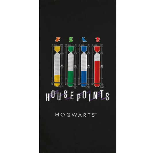 Harija Potera Housepoints vannas dvielis, pludmales dvielis 70x140cm (ātri žūstošs)