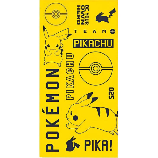 Pok√©mon Pika vannas dvielis, pludmales dvielis 70x140cm
