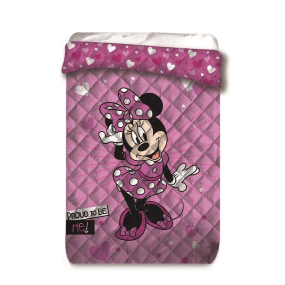 Disney Minnie Proud stepēts gultas pārklājs, sega 140x200cm