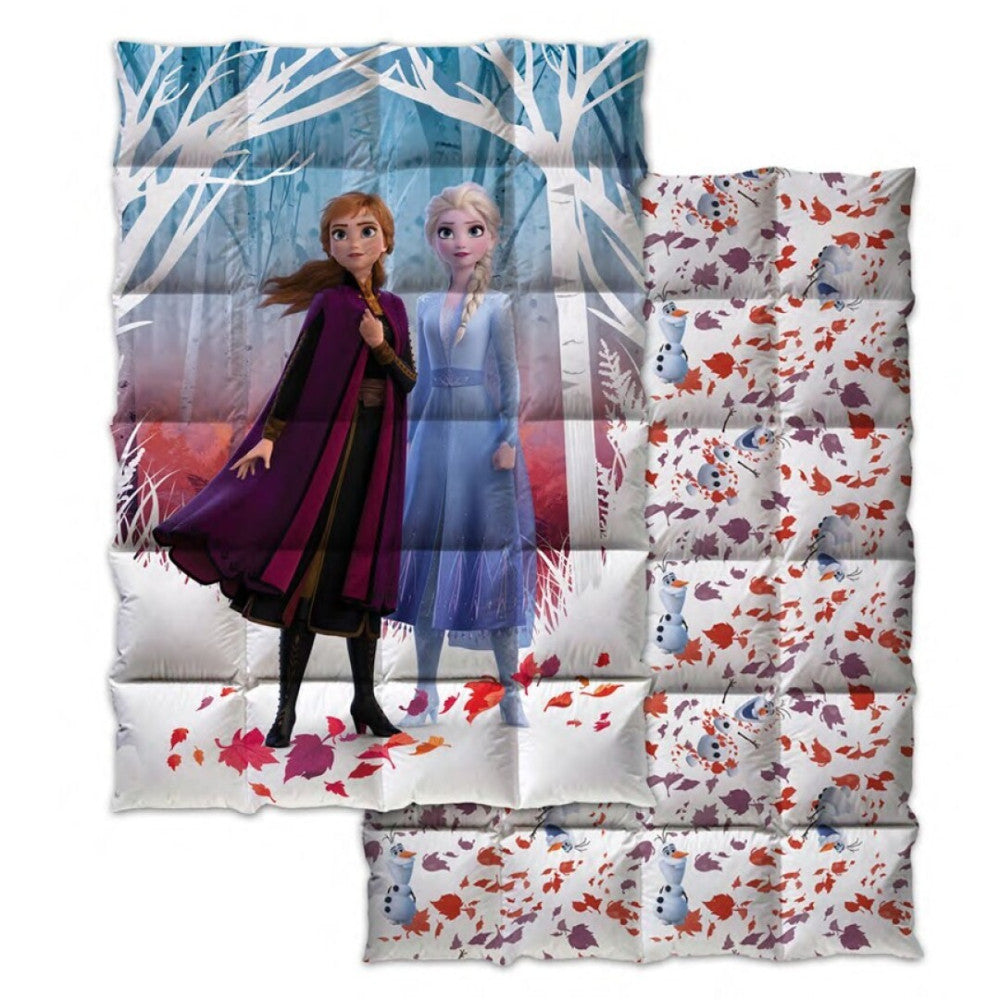 Disney Frozen stepēts gultas pārklājs, sega 140x200cm
