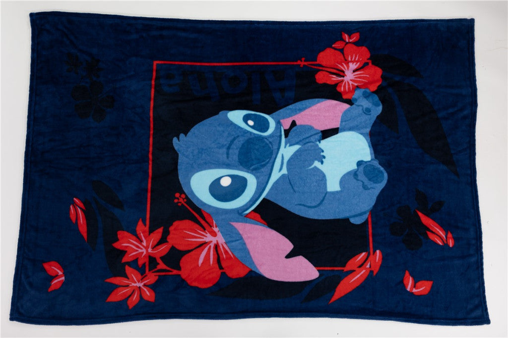 Disney Lilo un Stitch Aloha flaneļa sega 110x150cm