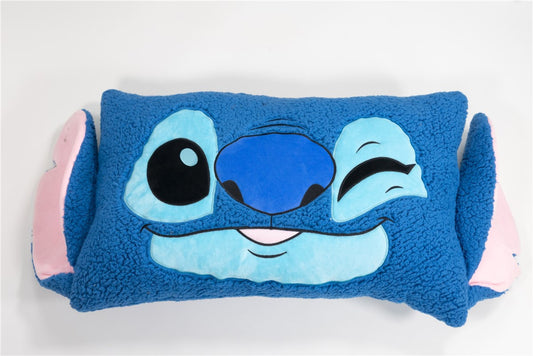 Disney Lilo un Stitch Wink formas spilvens, dekoratīvs spilvens Sherpa