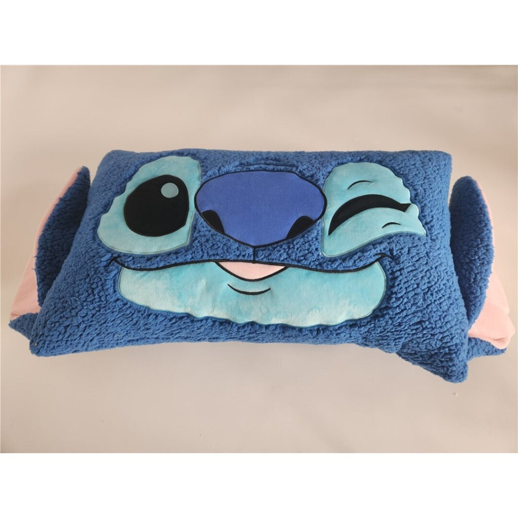 Disney Lilo un Stitch Wink formas spilvens, dekoratīvs spilvens Sherpa