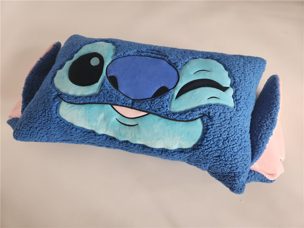 Disney Lilo un Stitch Wink formas spilvens, dekoratīvs spilvens Sherpa