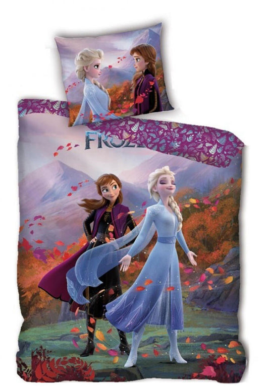 Disney Frozen Nature's Beauty gultasveļas komplekts 140–200 cm, 63–63 cm mikrošķiedra