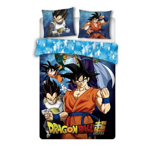 Dragon Ball Saiyan gultasveļas komplekts 140√ó200cm, 65√ó65 cm