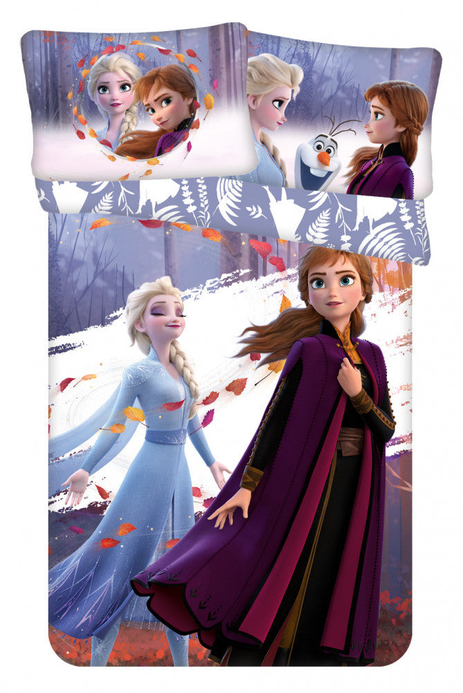 Disney Frozen Sister Love segas pārvalks 140–200 cm, 63–63 cm mikrošķiedra