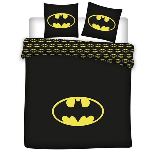 Batman divguļamais, king izmēra segas pārvalks 240√ó220cm, 63x63 cm mikrošķiedra