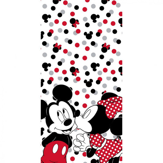 Disney Minnie Mickey Love vannas dvielis, pludmales dvielis 70x140cm