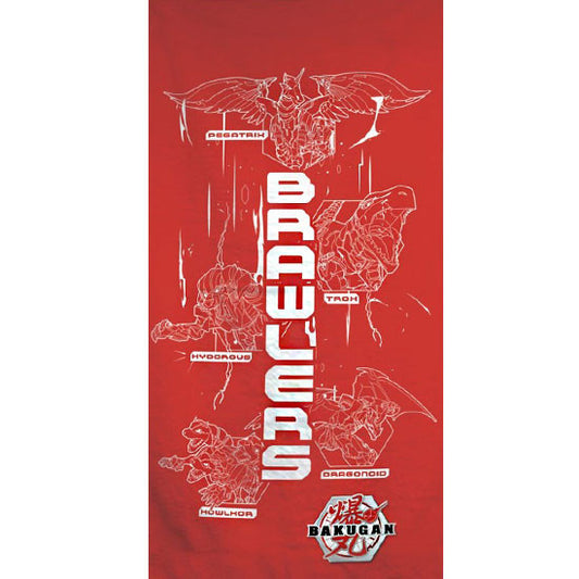 Bakugan vannas dvielis, pludmales dvielis 70x140cm