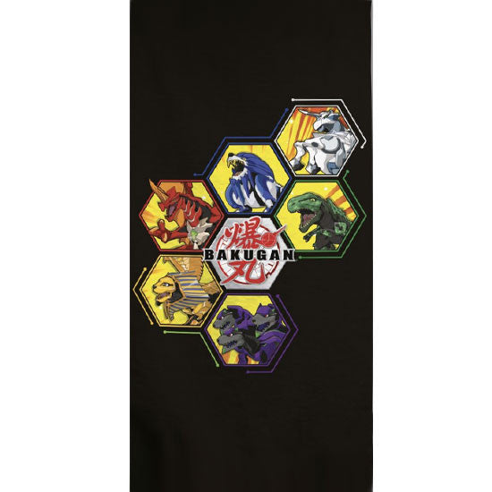 Bakugan vannas dvielis, pludmales dvielis 70x140cm