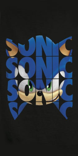 Sonic the Hedgehog Sonic the Hedgehog vannas dvielis, pludmales dvielis 70x140cm (ātri žūstošs)