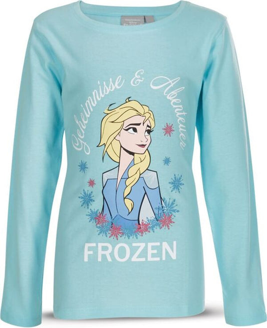 Disney Frozen bērnu krekls ar garām piedurknēm, topiņš 98-128