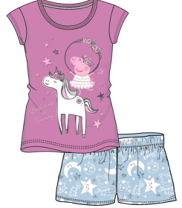 Peppa Pig bērnu īsā pidžama 98-116 cm