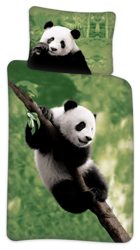 Panda bērnu gultasveļas pārvalks 100–140 cm, 40–45 cm