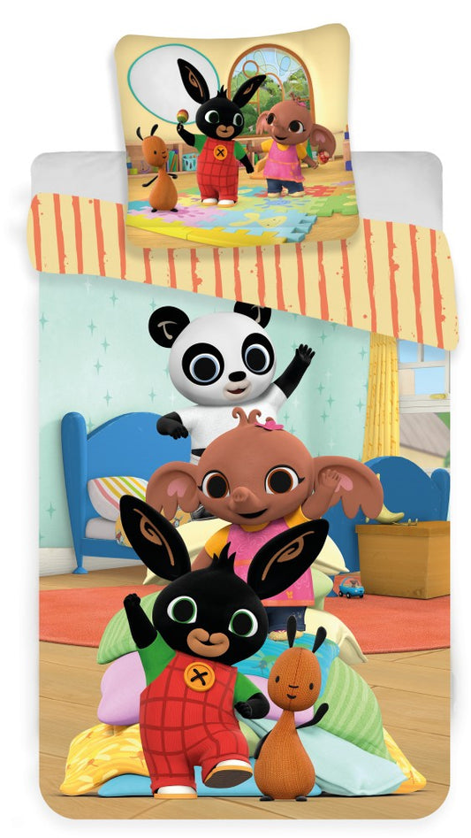 Bing Playtime bērnu gultasveļas komplekts 100–135 cm, 40–60 cm