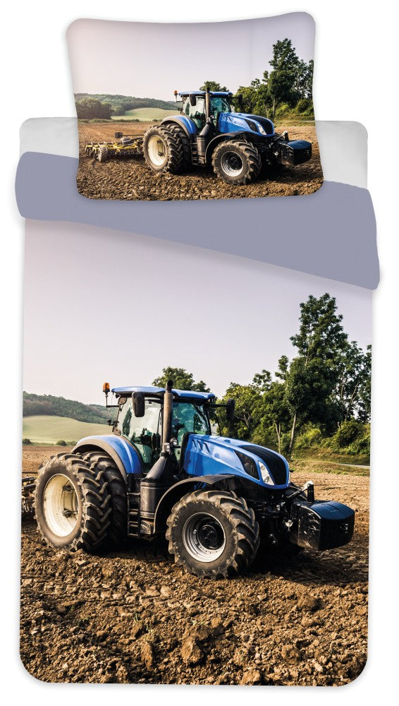 Bērnu gultasveļas komplekts "Traktors" 100–135 cm, 40–60 cm