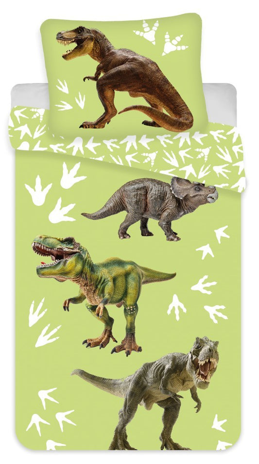 Dinozauru bērnu gultasveļas komplekts 100–140 cm, 40–45 cm