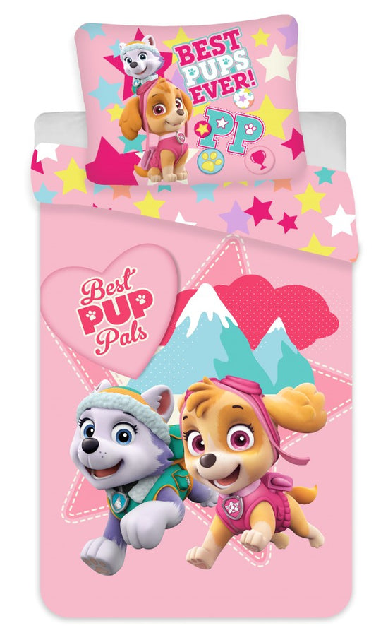 Ķepu patruļas bērnu gultasveļas komplekts "Best Pup Pals" 100–135 cm, 40–60 cm