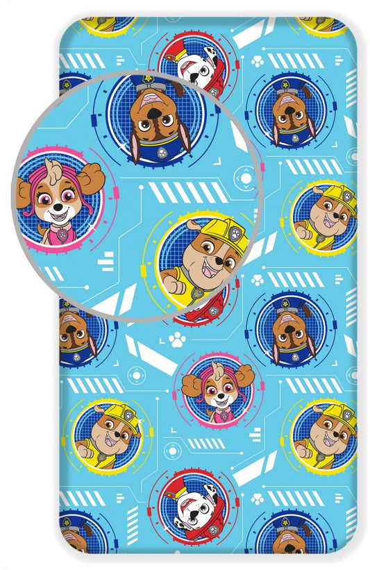 Paw Patrol Technologies palags ar gumiju 90x200 cm
