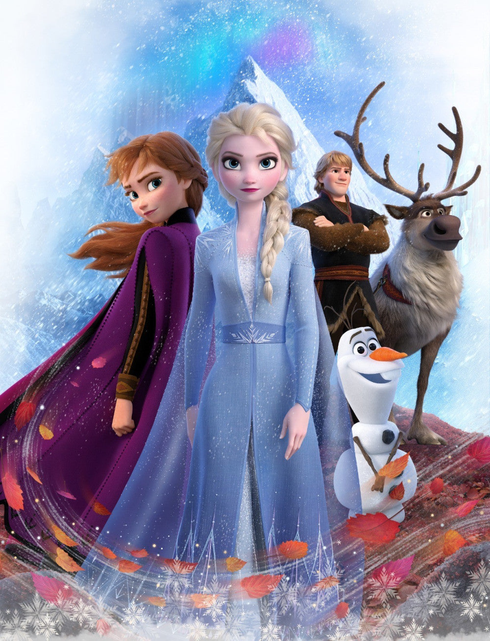 Disney Frozen Storm flīsa sega 130x170 cm