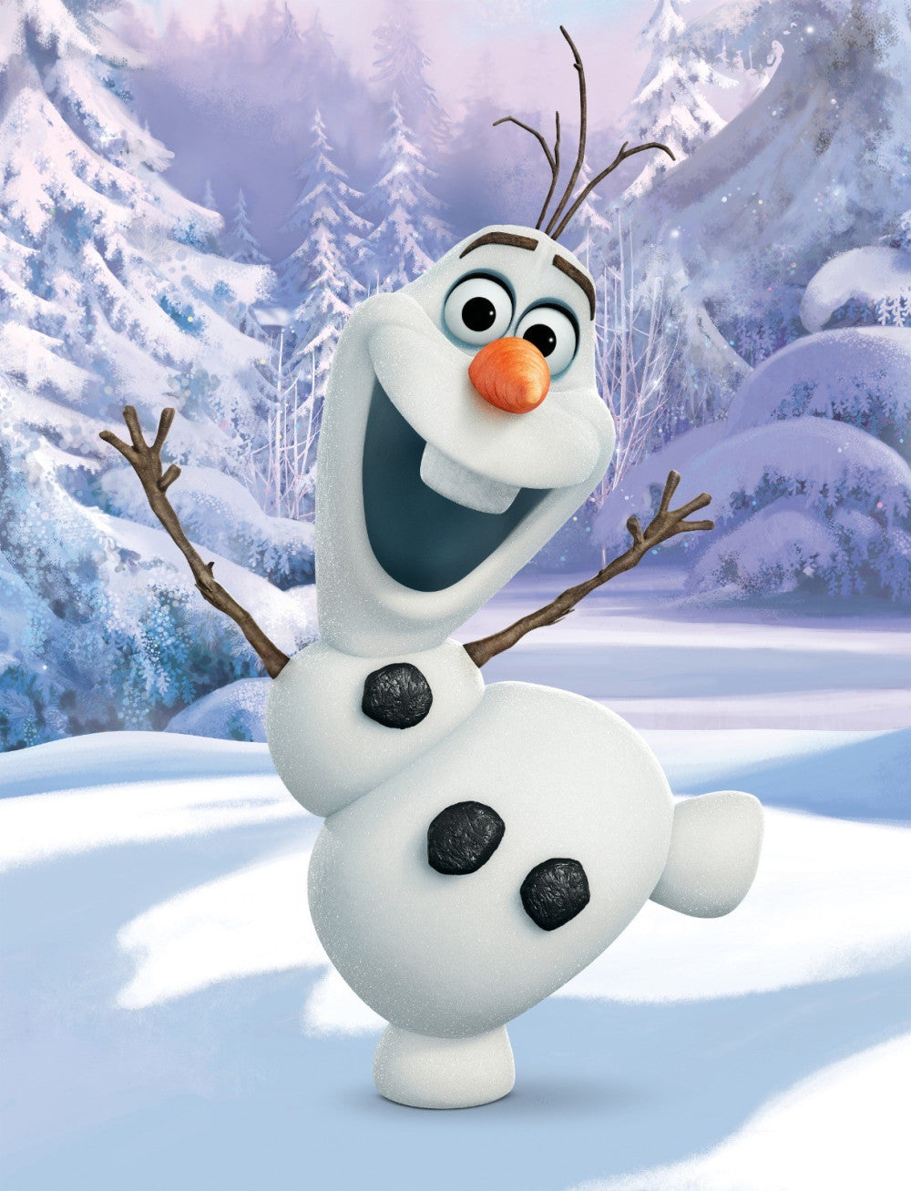Disney Frozen Olaf polārā sega 130x170 cm