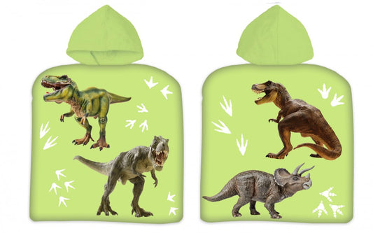 Dinozaura formas pludmales dvielis pončo 50*100cm