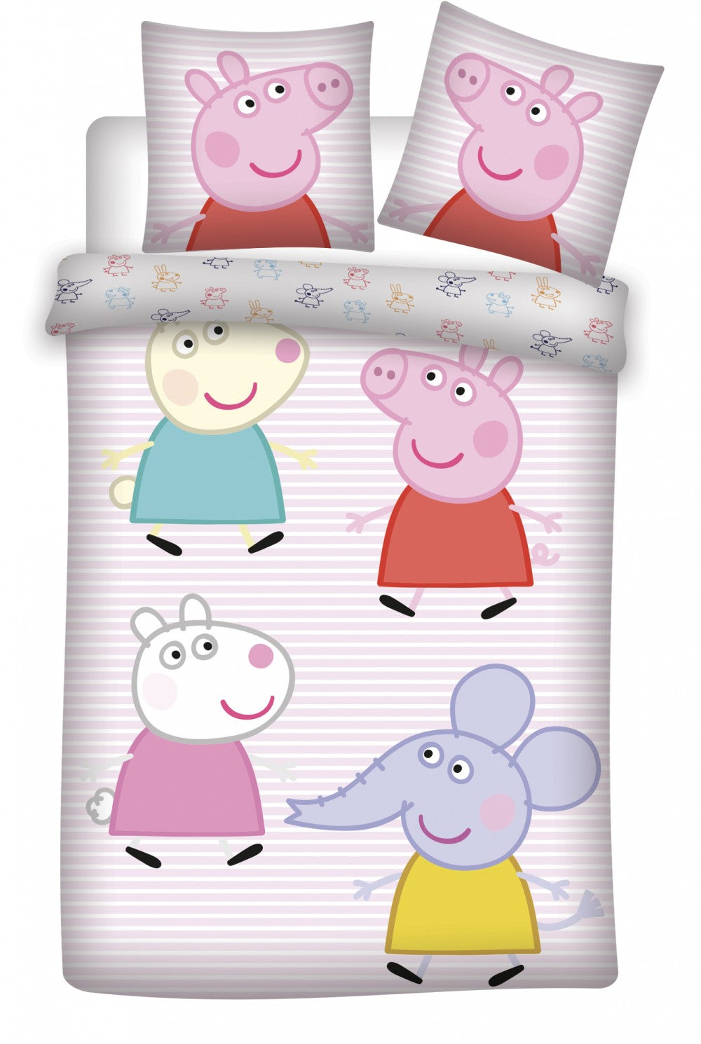 Peppa Pig Little Friends bērnu segas pārvalks 100–135 cm, 40–60 cm