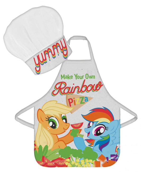 My Little Pony Rainbow Pizza bērnu priekšautu komplekts ar 2 daļām