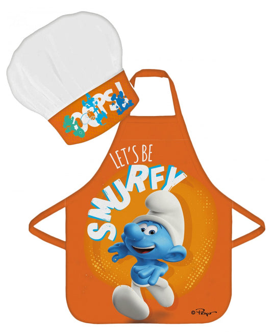 Smurfu Oops bērnu priekšautu komplekts (divdaļīgs)