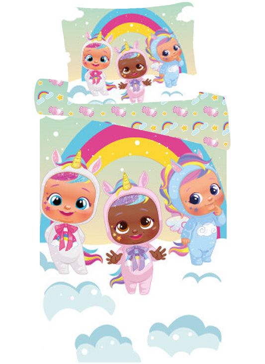 Cry Babies bērnu gultasveļas pārvalks 100–135 cm, 40–60 cm