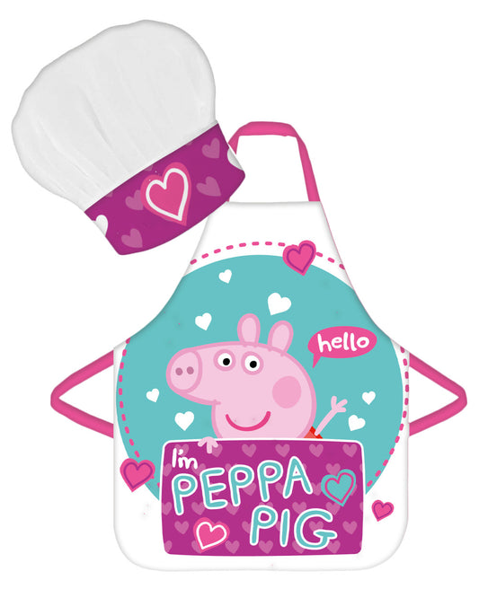 Peppa Pig Hello bērnu priekšautu komplekts ar divām daļām