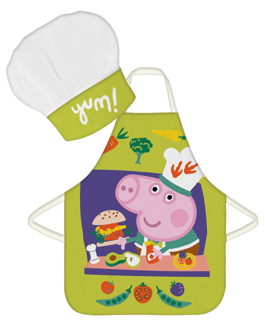 Peppa Pig Yum bērnu priekšautu komplekts, 2 daļas