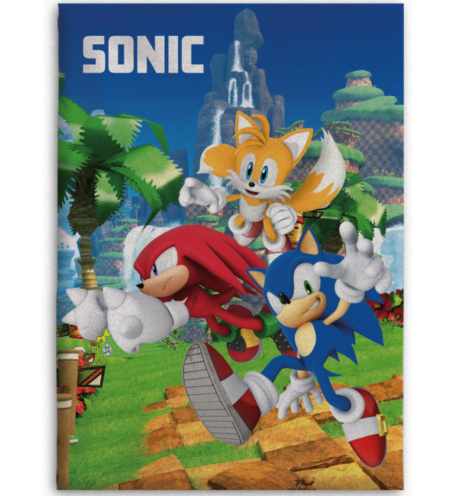 Sonic the Hedgehog Ātrie sapņi Sonic the Hedgehog flīsa sega 100x140cm