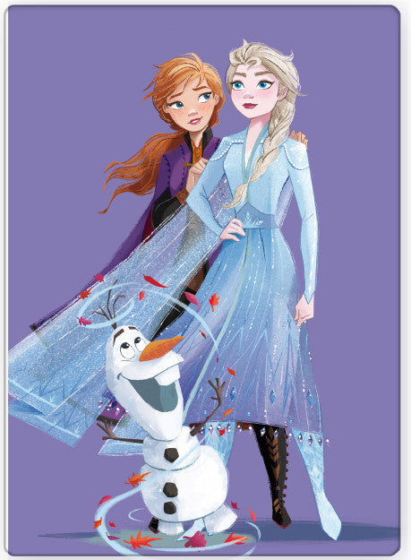 Disney Frozen violeta flīsa sega 100x140cm