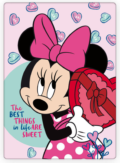 Disney Minnie Sweets flīsa sega 100x140cm
