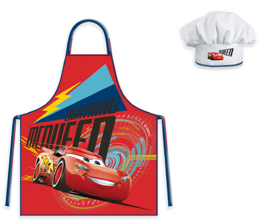Disney Cars Lightning bērnu priekšautu komplekts ar divām daļām