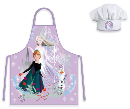 Disney Frozen purpursarkano rudens bērnu priekšautu komplekts (2 gab.)