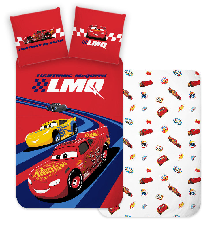 Disney Cars Racing Hero gultasveļas komplekts 140–200 cm, 70–90 cm