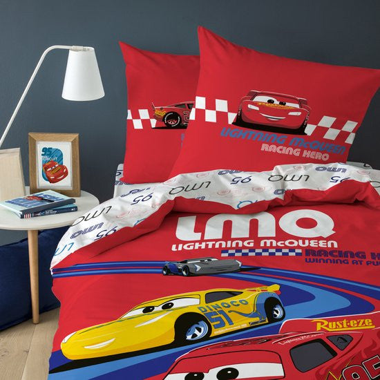 Disney Cars Racing Hero gultasveļas komplekts 140–200 cm, 70–90 cm