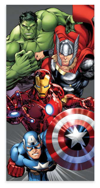 Avengers Assembly vannas dvielis, pludmales dvielis 60x120cm